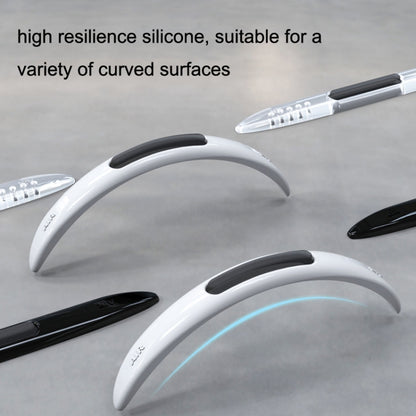 4 PCS Car Door Anti-Static Silicone Airbag Anti-Collision Strip, Colour: White by buy2fix