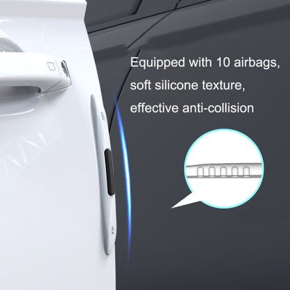4 PCS Car Door Anti-Static Silicone Airbag Anti-Collision Strip, Colour: Transparent - Anti Collision Sticker by buy2fix | Online Shopping UK | buy2fix