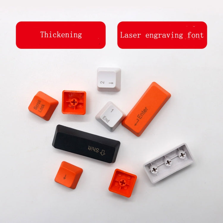 Mechanical Keyboard Laser PBT Keycap Carbon Side Words by buy2fix