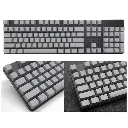 Mechanical Keyboard Laser PBT Keycap Light Gray No Words by buy2fix