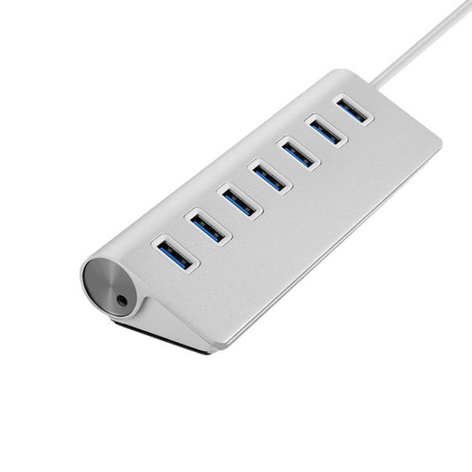 THL059 USB2.0 7 In 1 Aluminum Alloy HUB(7 Ports) by buy2fix