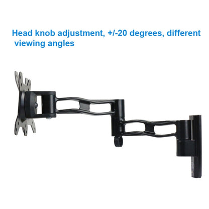 Gibbon Mounts L33 Monitor Bracket Wall Mounting Telescopic Rotating Aluminum Alloy TV Hanger - TV Brackets & Mounts by Gibbon Mounts | Online Shopping UK | buy2fix