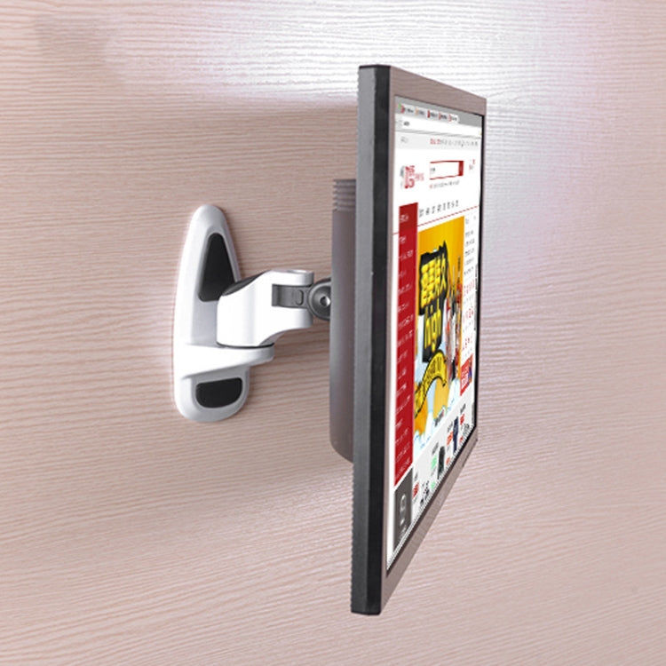 Gibbon Mounts FE110W Computer Monitor Wall Mount Universal Swivel Bracket(White) - Laptop Stand by Gibbon Mounts | Online Shopping UK | buy2fix