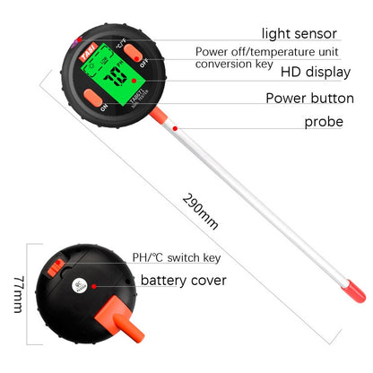 TASI Soil Test Instrument PH Test Pen Home PH Test Instrument, Specification: TA8672 - PH & Moisture Meter by TASI | Online Shopping UK | buy2fix