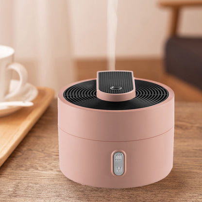 A3 Office Bedroom Big Mist Volume Multi-Function Humidifier(Pink) - Air Purifiers & Accessories by buy2fix | Online Shopping UK | buy2fix