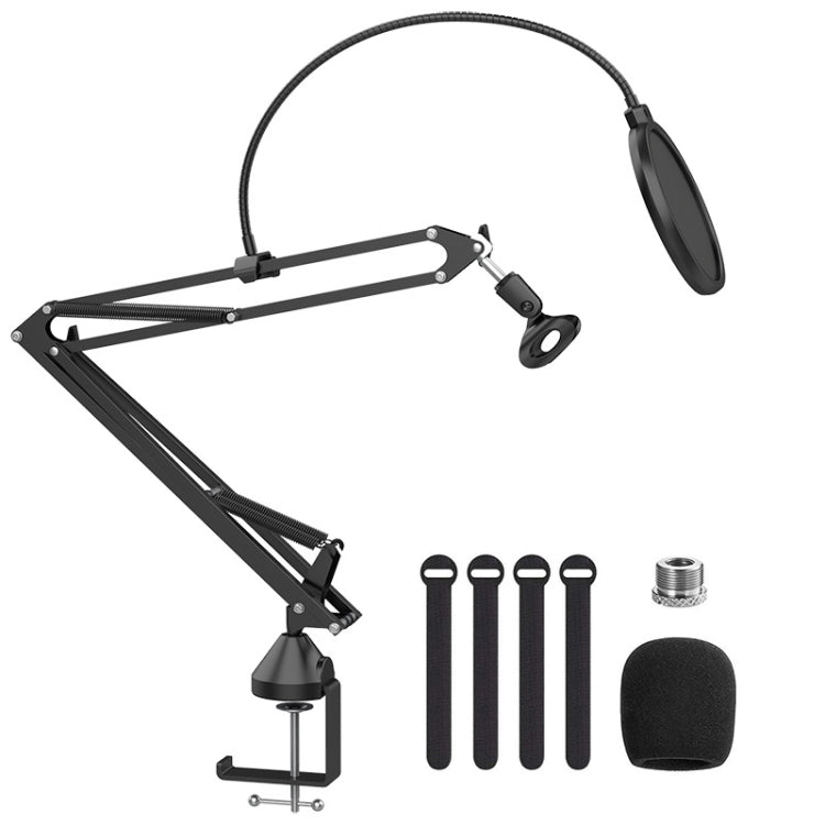 Desktop Foldable Live Condenser Microphone Gimbal Bracket - Stand by buy2fix | Online Shopping UK | buy2fix