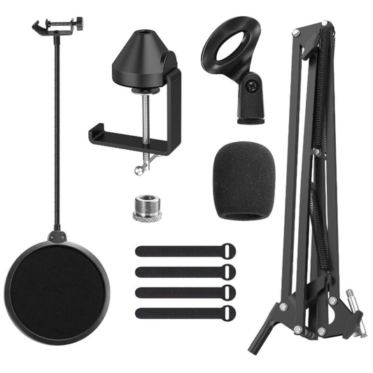 Desktop Foldable Live Condenser Microphone Gimbal Bracket - Stand by buy2fix | Online Shopping UK | buy2fix