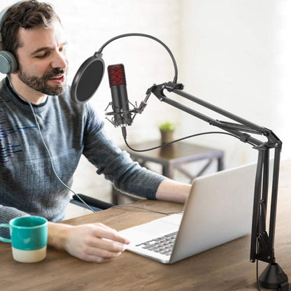 Desktop Foldable Live Condenser Microphone Gimbal Bracket - Stand by buy2fix | Online Shopping UK | buy2fix