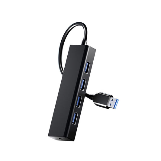 4 X USB 2.0 Ports HUB Converter, Cable Length: 15cm,Style： Without Light Bar by buy2fix