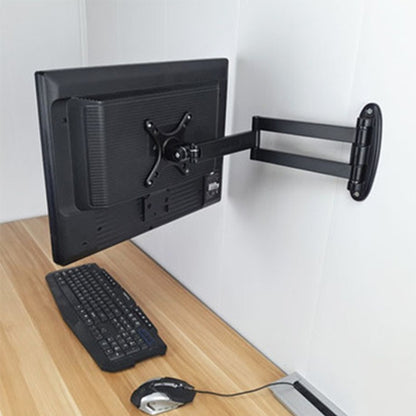Computer LCD Monitor Wall Mounted Universal Swivel Bracket(Black) - Laptop Stand by buy2fix | Online Shopping UK | buy2fix