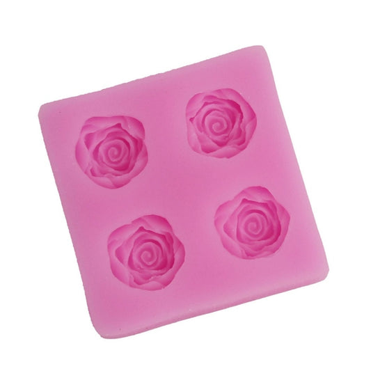 Flower Silicone Mould Handmade Soap Fondant Cake Decoration - Arts & Crafts by buy2fix | Online Shopping UK | buy2fix