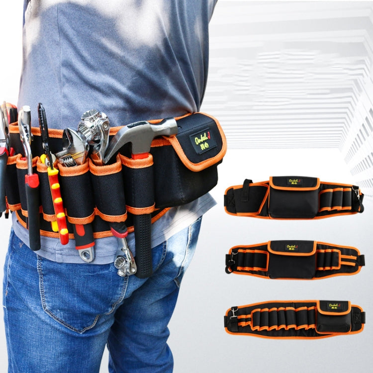 Onkel.J Electrician Waist Bag Canvas Multifunctional Tool Bag , Series: B Type - Storage Bags & Boxes by buy2fix | Online Shopping UK | buy2fix