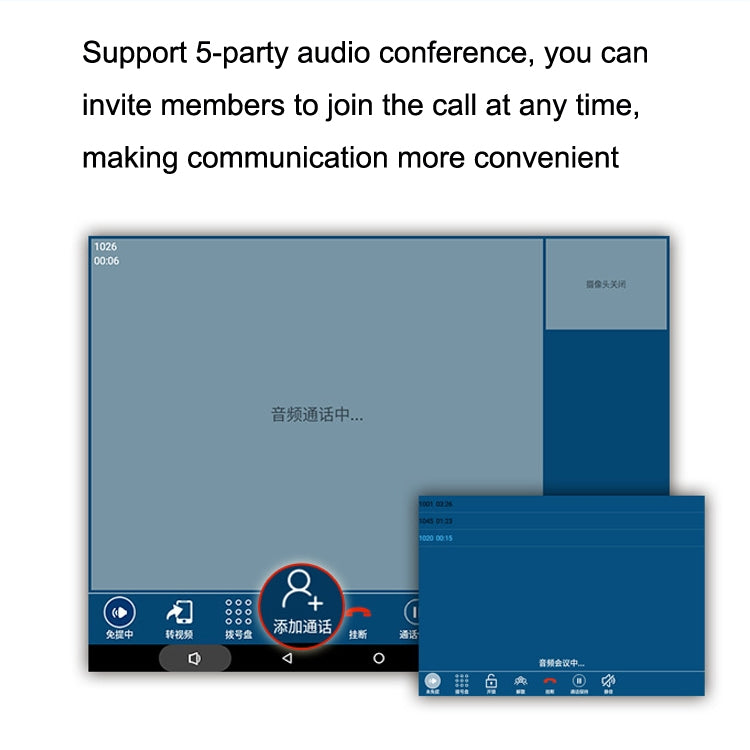 S09 8 Inch HD Audio And Video Conference 6 SIP Line PSP Line PSTN/VOIP IP Business Office Phone by buy2fix