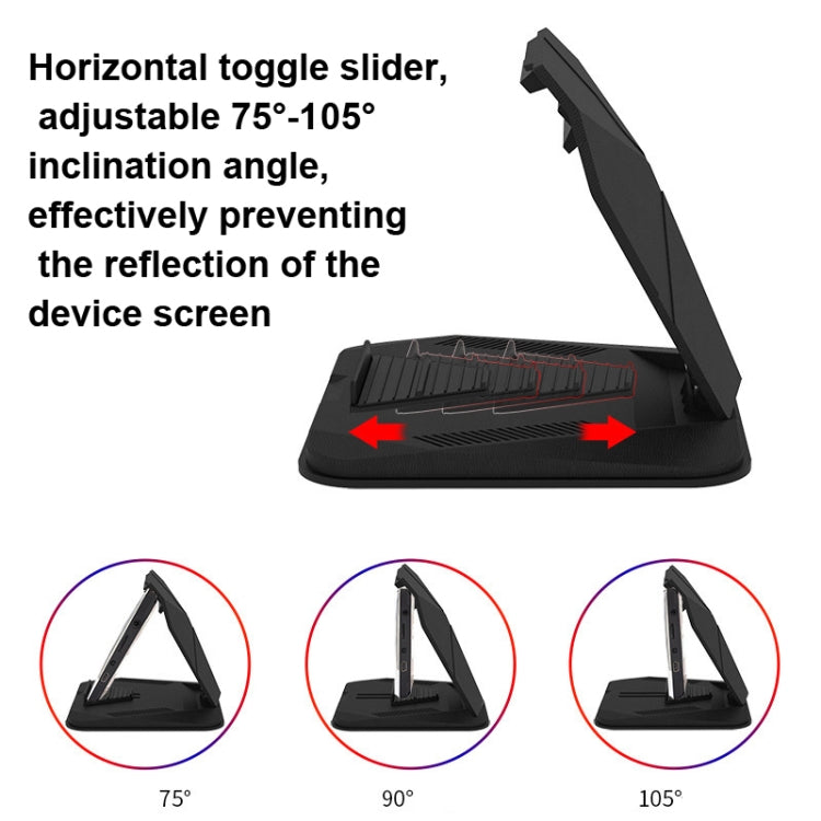 Car Sunshade Anti-Reflective Phone Tablet Holder Compatible with Folding Screen Phones(Matte Black) by buy2fix