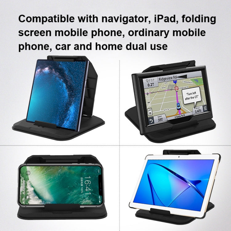 Car Sunshade Anti-Reflective Phone Tablet Holder Compatible with Folding Screen Phones(Matte Black) by buy2fix