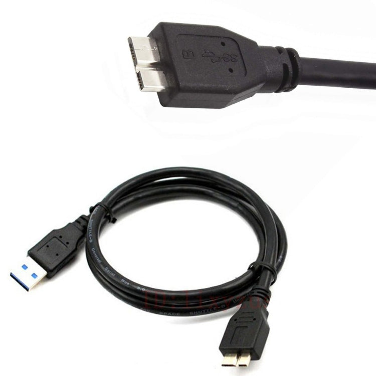 USB 3.0 Male To Micro USB HDD Data Cord For External Mobile HDD,Cable Length:1.8m(Black) by buy2fix