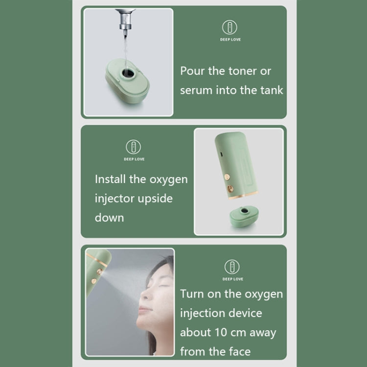 Yc168 Portable High Pressure Nano Oxygen Injector(White) - Beauty Instrument by buy2fix | Online Shopping UK | buy2fix
