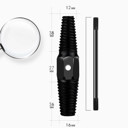 4/6 Points Screw Takeout Triangle Valve Water Pipe Broken Pipe Anti-Dirate Tool(With Booster Bar) - Screws by buy2fix | Online Shopping UK | buy2fix