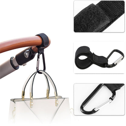 2 PCS Baby Stroller Convenient Carabiner Hook(Brown) - Strollers Accessories by buy2fix | Online Shopping UK | buy2fix