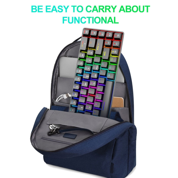 ZIYOU LANG T8 68 Keys RGB Luminous Gaming Mechanical Keyboard, Cable Length:1.6m(Black Tea Shaft) by ZIYOU LANG