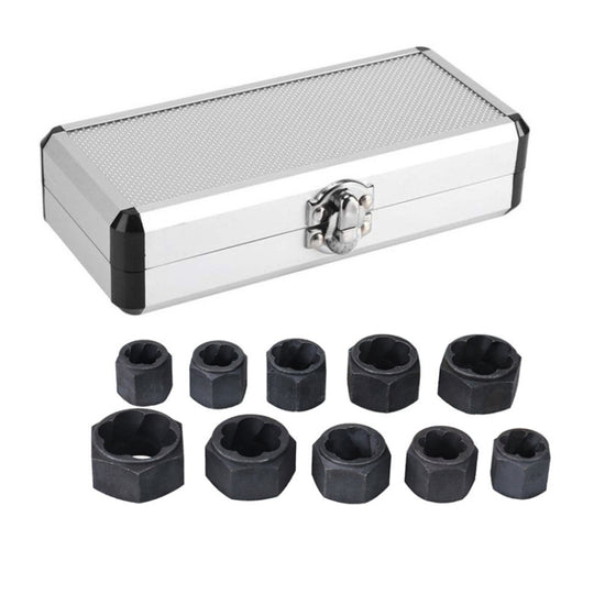 10 PCS / Set Nut Extractor Screw Removal Tool Break Wire Bolt Extractor Short
