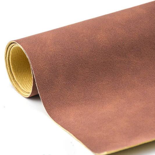 50 X 68cm Thickened Waterproof Non-Reflective Matte Leather Photo Background Cloth(Brown) - Solid Color by buy2fix | Online Shopping UK | buy2fix