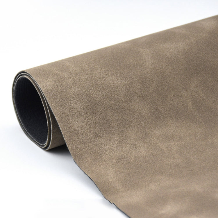 50 X 68cm Thickened Waterproof Non-Reflective Matte Leather Photo Background Cloth(Gray Khaki) - Solid Color by buy2fix | Online Shopping UK | buy2fix