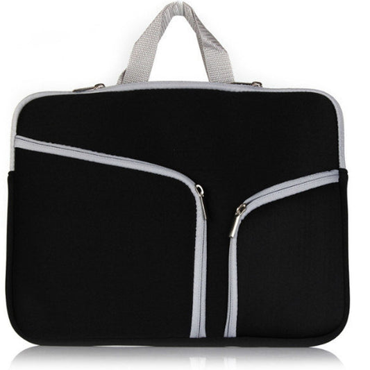 T228 Diving Material Computer Bag Multi-pocket Laptop Liner Bag, Size: 13 Inch(Black) by buy2fix
