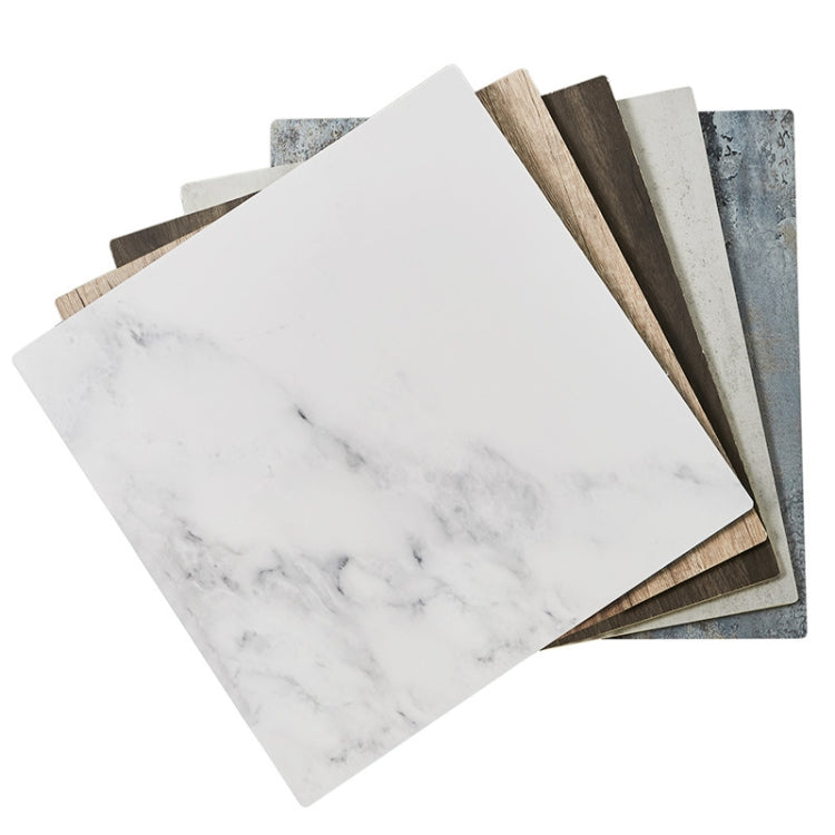 40x40cm PVC Photo Background Board(Ancient Wood Gray) - Wood Floor by buy2fix | Online Shopping UK | buy2fix