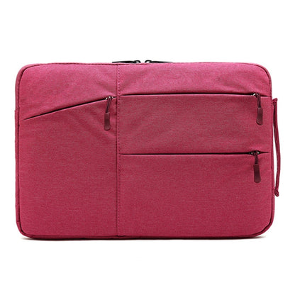 Zipper Type Polyester Business Laptop Liner Bag, Size: 14 Inch(Rose Red) by buy2fix