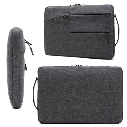 Zipper Type Polyester Business Laptop Liner Bag, Size: 14 Inch(Light Grey) by buy2fix