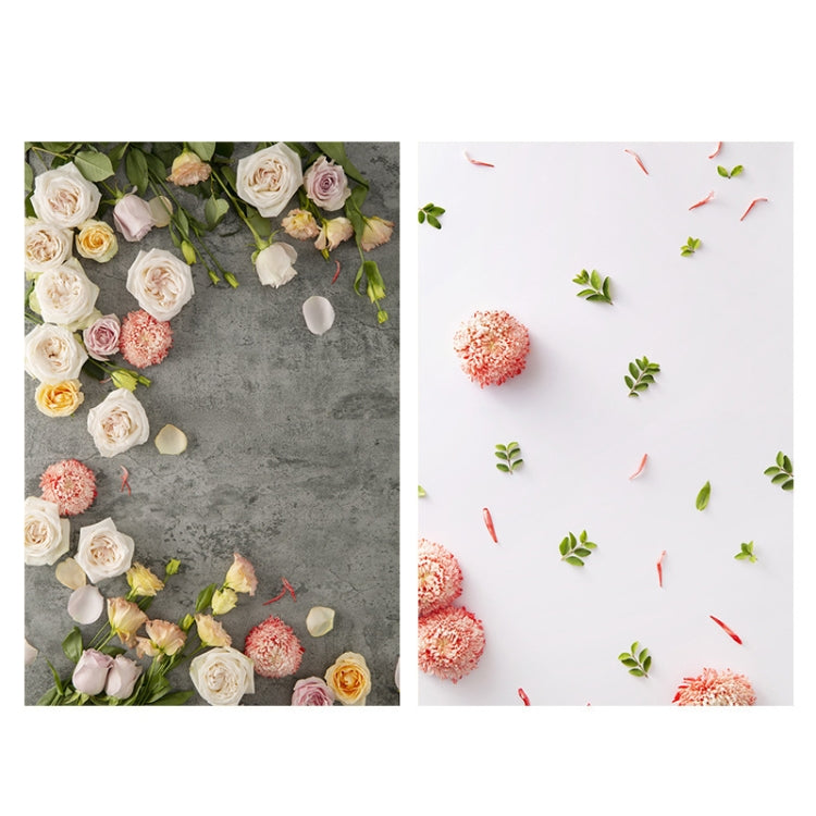 2 PCS 3D Stereoscopic Double-sided Photography Background Board(Flower Rhyme 1) - Other by buy2fix | Online Shopping UK | buy2fix