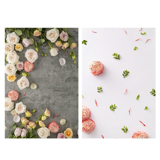 2 PCS 3D Stereoscopic Double-sided Photography Background Board(Flower Rhyme 1) - Other by buy2fix | Online Shopping UK | buy2fix