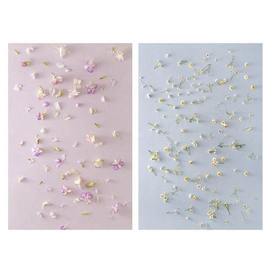 2 PCS 3D Stereoscopic Double-sided Photography Background Board(Flower Rhyme 3)