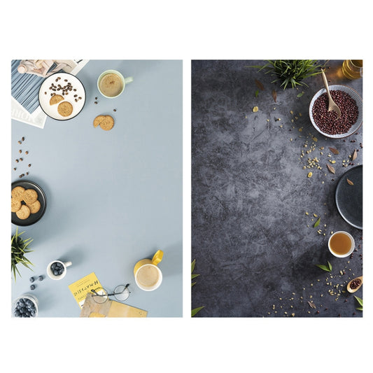 2 PCS 3D Stereoscopic Double-sided Photography Background Board(Food) - Other by buy2fix | Online Shopping UK | buy2fix