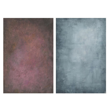 2 PCS 3D Stereoscopic Double-sided Photography Background Board(Hand Drawn Red Gray) - Other by buy2fix | Online Shopping UK | buy2fix