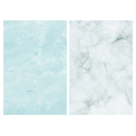 2 PCS 3D Stereoscopic Double-sided Photography Background Board(Emerald Jade) - Brick Wall by buy2fix | Online Shopping UK | buy2fix