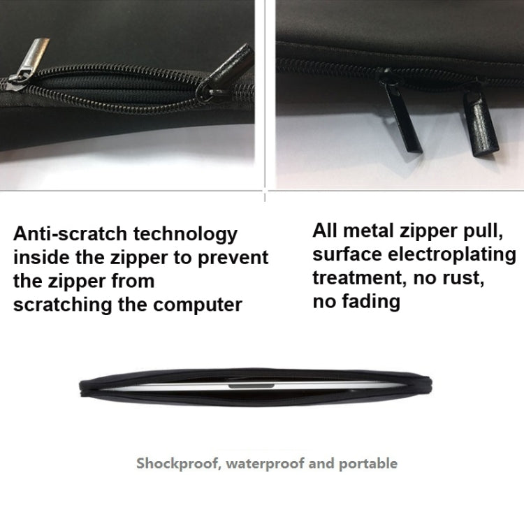 Without Elastic Band Diving Material Laptop Sleeve Computer Case, Size: 15 Inch by buy2fix