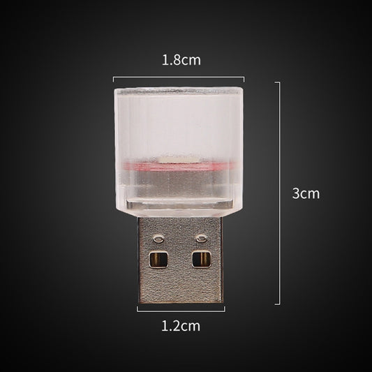 Car Decorative USB Universal LED Atmosphere Lamp, Color: White - Atmosphere lights by buy2fix | Online Shopping UK | buy2fix