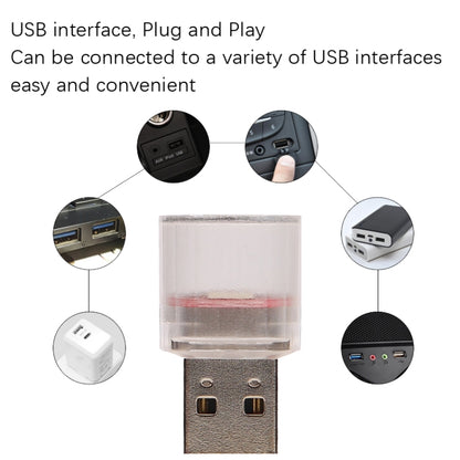 Car Decorative USB Universal LED Atmosphere Lamp, Color: White - Atmosphere lights by buy2fix | Online Shopping UK | buy2fix