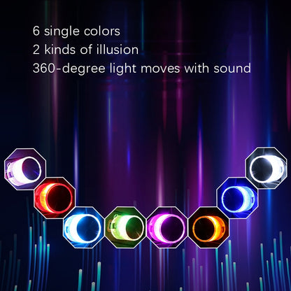 Car Decorative USB Universal LED Atmosphere Lamp, Color: Yellow - Atmosphere lights by buy2fix | Online Shopping UK | buy2fix