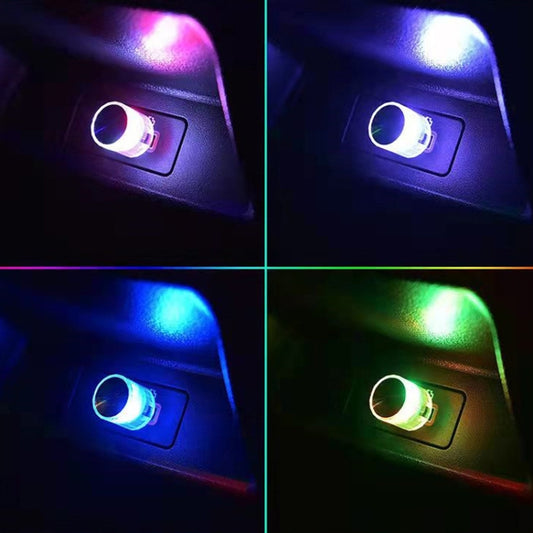 Car Decorative USB Universal LED Atmosphere Lamp, Color: Colorful Slow Flash - Atmosphere lights by buy2fix | Online Shopping UK | buy2fix