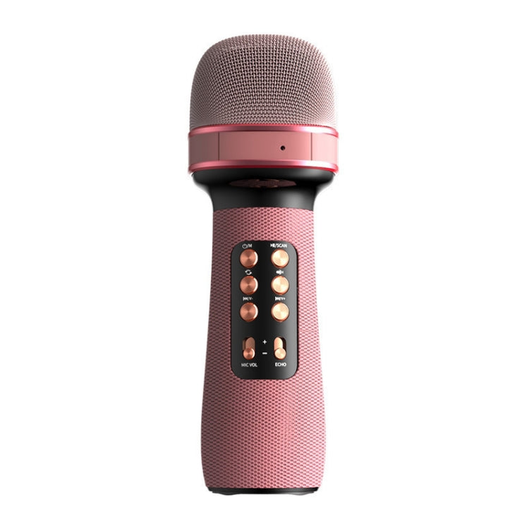 WS898 Live Wireless Bluetooth Microphone with Audio Function(Pink) - Microphone by buy2fix | Online Shopping UK | buy2fix