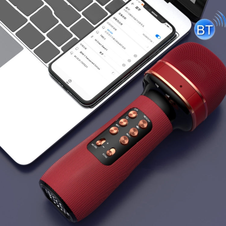 WS898 Live Wireless Bluetooth Microphone with Audio Function(Black) - Microphone by buy2fix | Online Shopping UK | buy2fix