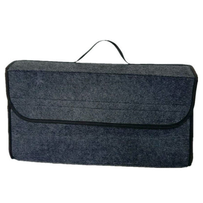 Car Trunk Felt Folding Storage Box Car Finishing Box(Deep Gray Large) by buy2fix