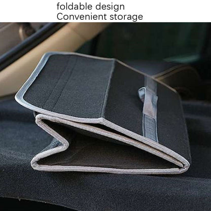 Car Trunk Felt Folding Storage Box Car Finishing Box(Deep Gray Large) by buy2fix