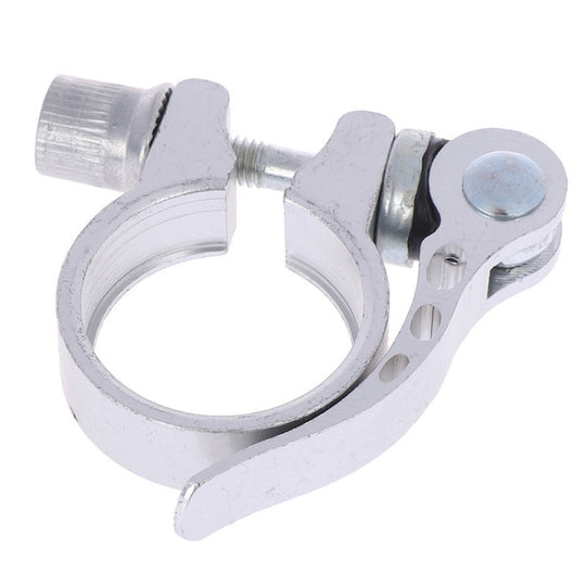 5 pièces accessoires de vélo pince à dégagement rapide pince de tige de selle de vélo de route, taille: 28,6 mm (argent)