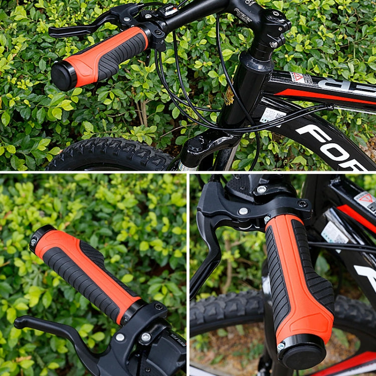 1 Pair Bicycle MTB Bike Handlebar Grips Rubber Anti-Slip Racing Bike Grip(Green) - Bicycle Grips by buy2fix | Online Shopping UK | buy2fix