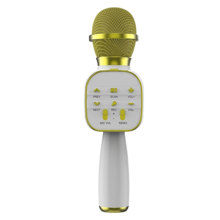 DS813 Live Wireless Bluetooth Microphone(Yellow) - Microphone by buy2fix | Online Shopping UK | buy2fix