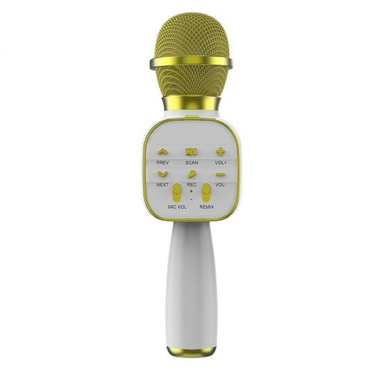 DS813 Live Wireless Bluetooth Microphone(Yellow) - Microphone by buy2fix | Online Shopping UK | buy2fix